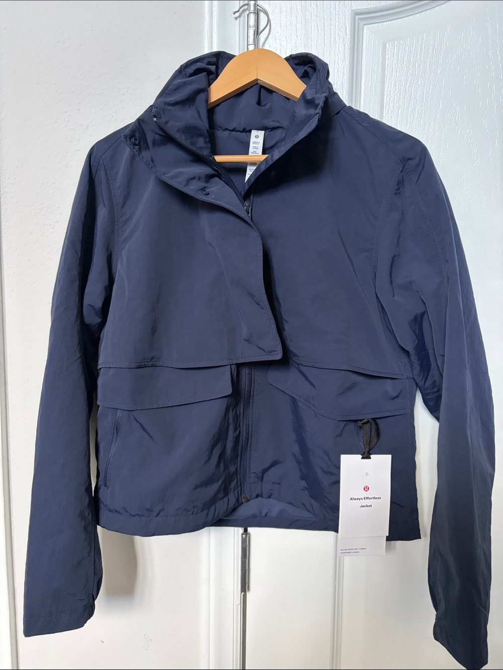 lululemon athletica Navy Hooded Utility Jacket